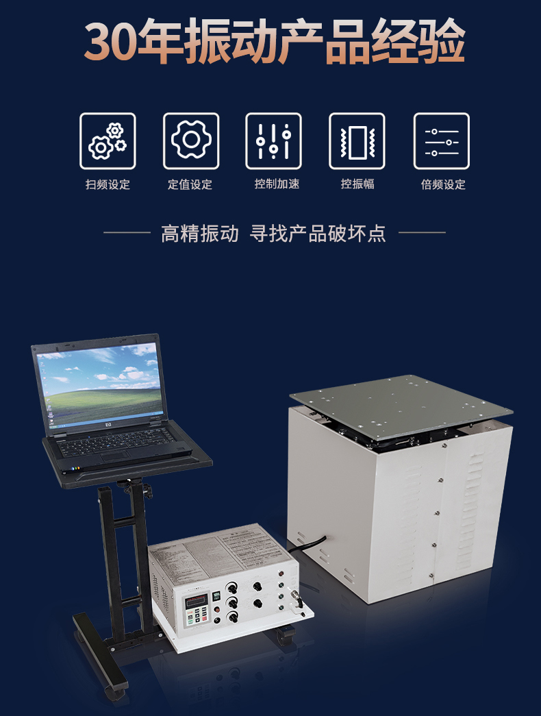 釋義電磁式振動臺中的正弦波